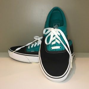 Vans Era Black/Teal lace up